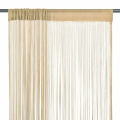 String-verhot 2 kpl 100x250 cm beige