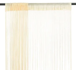 String-verhot 2 kpl 100x250 cm kerma