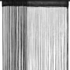 String-verhot 2 kpl 100x250 cm musta