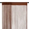 String-verhot 2 kpl 140x250 cm ruskea
