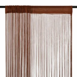 String-verhot 2 kpl 140x250 cm ruskea