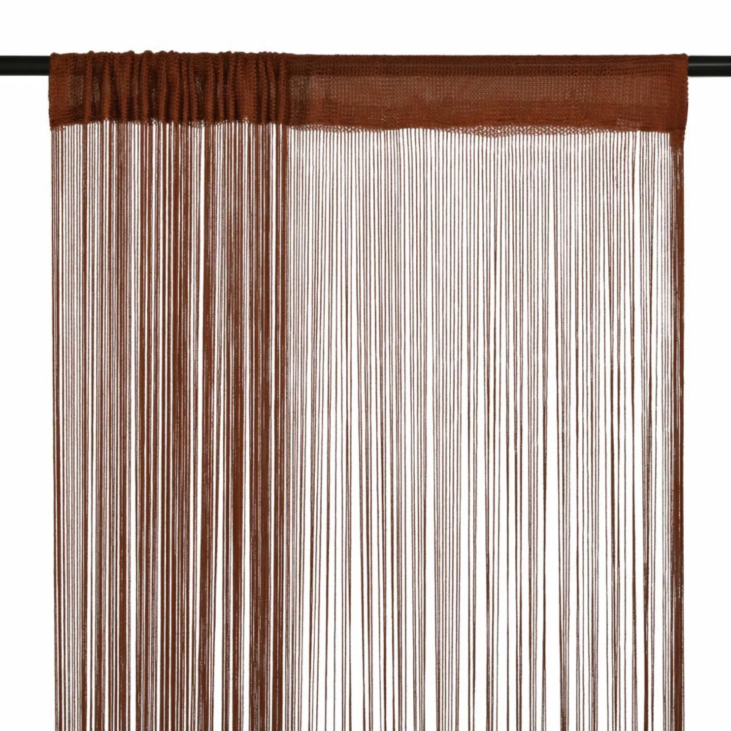 String-verhot 2 kpl 140x250 cm ruskea