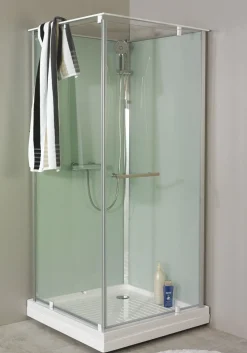 Suihkukaappi Noro Ocean 80C 800x800 mm valkoinen lasi