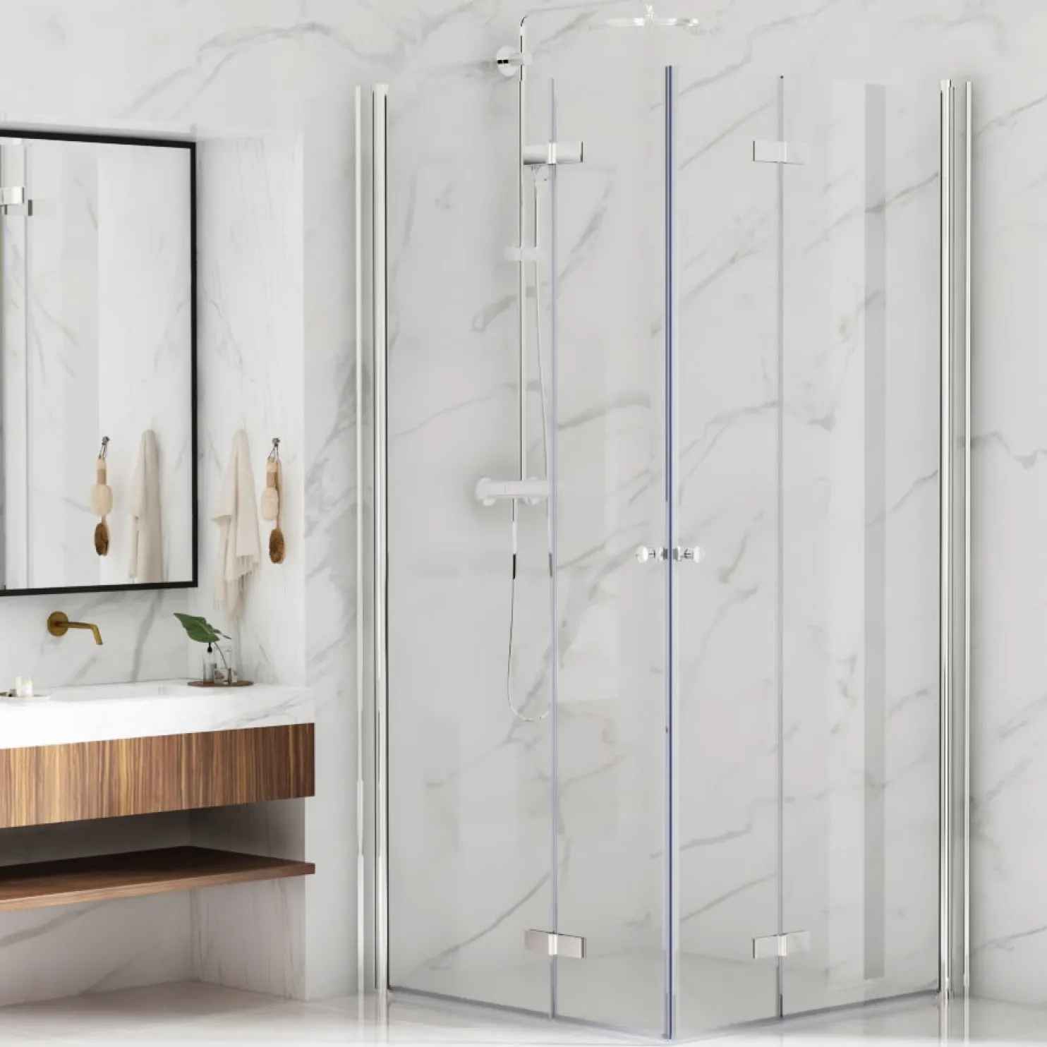 Suihkunurkka Bathlife Vikbar 800x800mm
