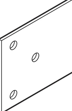 Suihkuseinän välilevy INR Arc -saranaan, harjattu, eri vaihtoehtoja