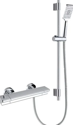 Suihkusetti Bathlife Skur, termostaattihanalla, hierova suihku, kromi