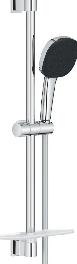 Suihkusetti Grohe Vitalio Comfort 110, vettä säästävä, 2 suihkutoimintoa, saippuateline, kromi