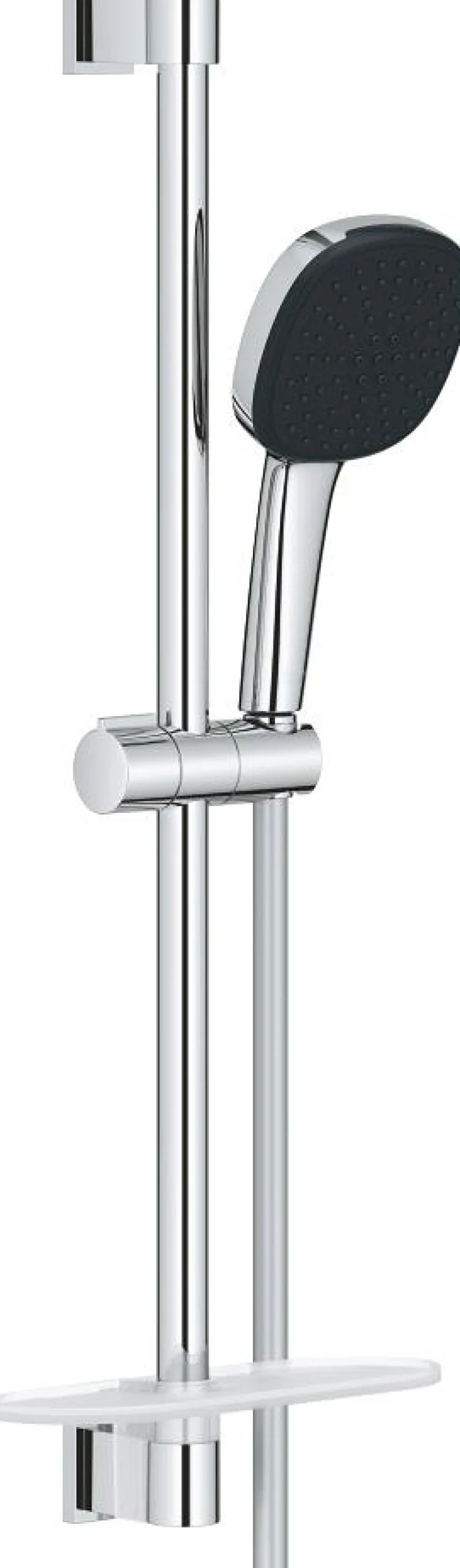 Suihkusetti Grohe Vitalio Comfort 110, vettä säästävä, 2 suihkutoimintoa, saippuateline, kromi