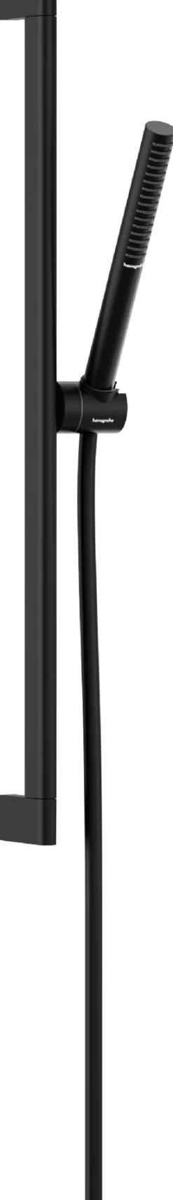 Suihkusetti Hansgrohe Pulsify S 100 1jet Ecosmart+, tanko 65cm, matta musta