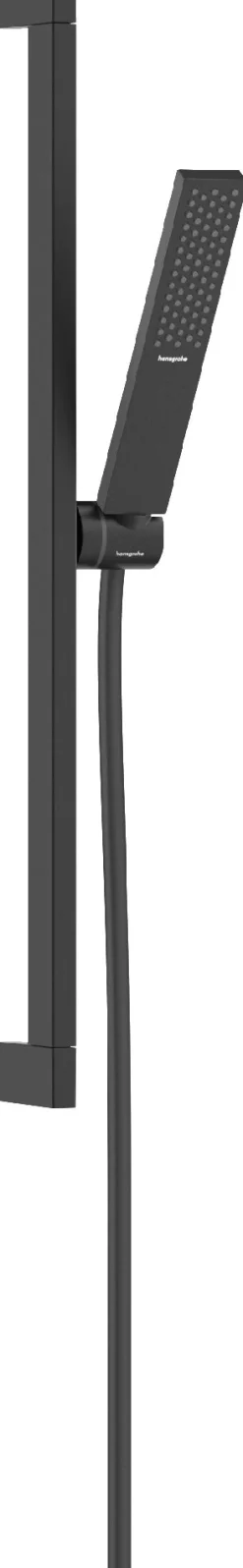 Suihkusetti Hansgrohe Pulsify E 100 1jet Ecosmart+, 65 cm tanko, mattamusta