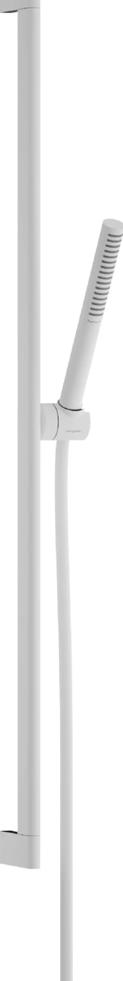 Suihkusetti Hansgrohe Pulsify S 100 1jet Ecosmart+, tanko 90cm, mattavalkoinen