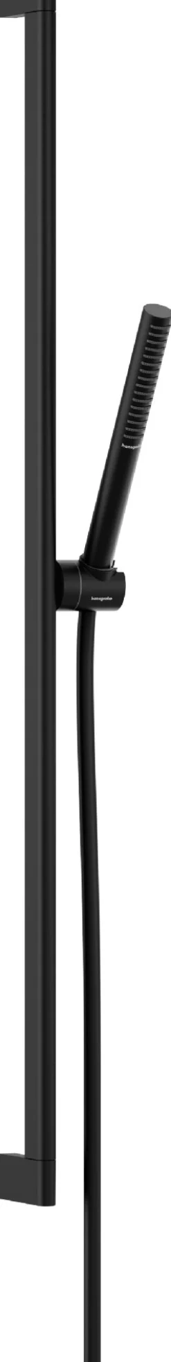 Suihkusetti Hansgrohe Pulsify S 100 1jet Ecosmart, 90cm tanko, matta musta