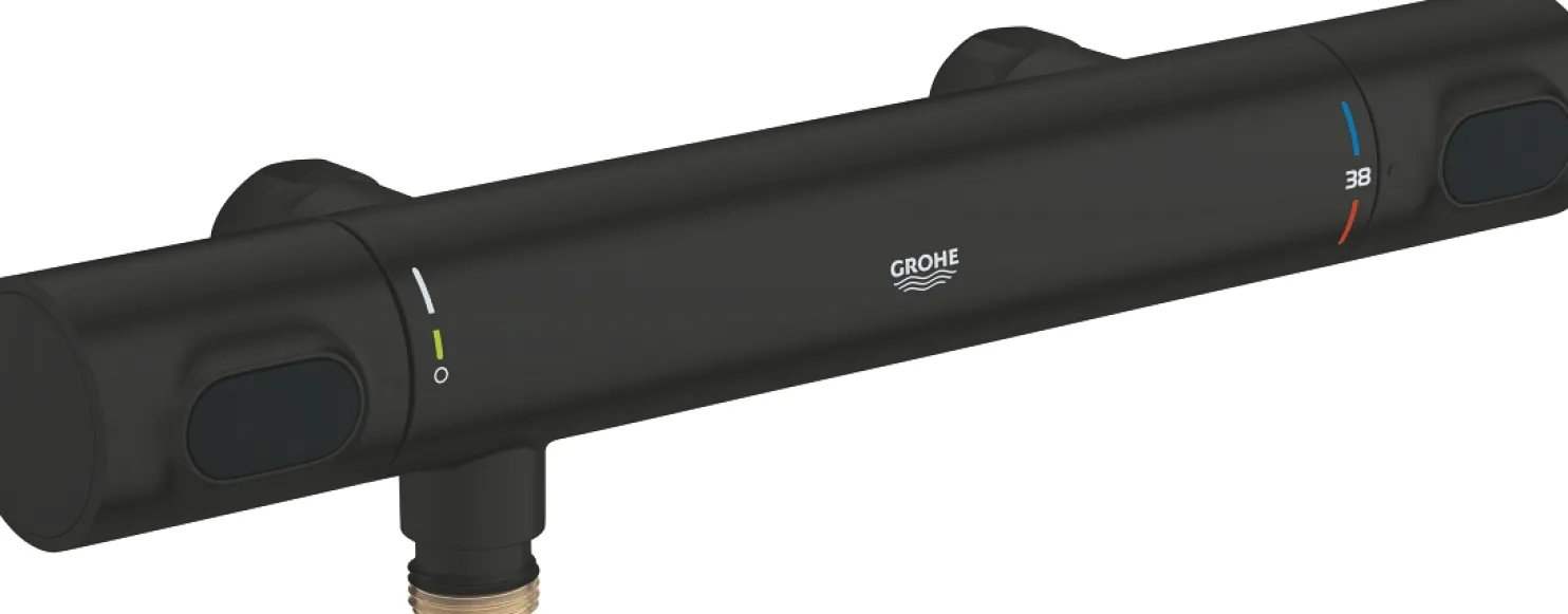 Suihkutermostaatti Grohe Grohtherm 500, mattamusta