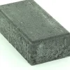 Suojatiekivi Rudus Kartanokivi 80 278x138x80 mm sileä musta