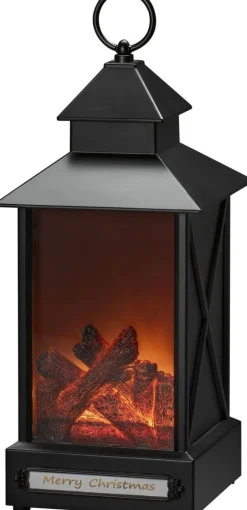 Takkalyhty Konstsmide, 4 LED, tuliefekti, 32cm, paristokäyttöinen