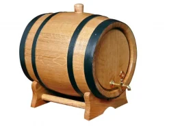 Tammitynnyri CiderMill 10 l jalustalla ja hanalla vaalea