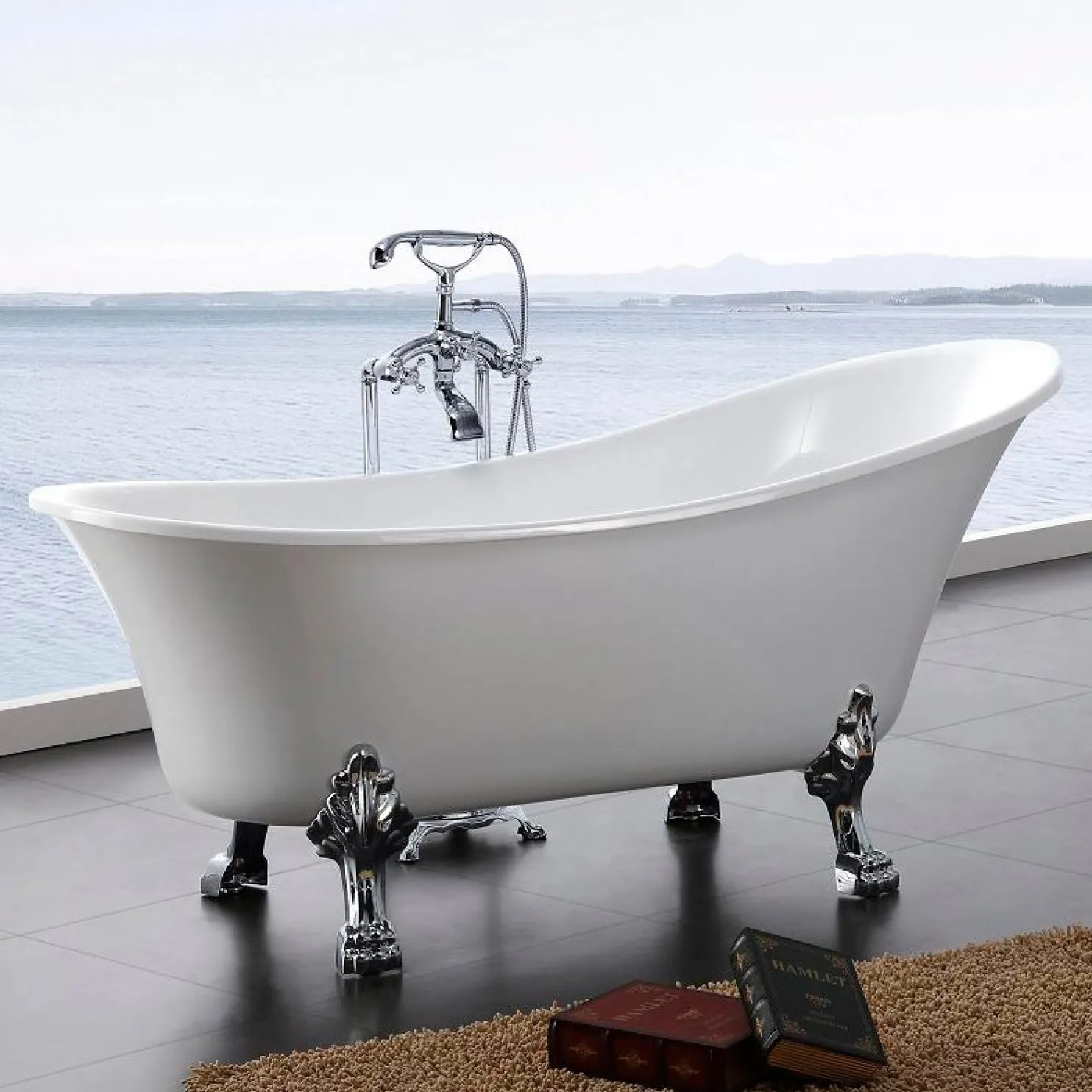 Tassuamme Bathlife Fossing 1620, 1600x710mm, 180l, valkoinen