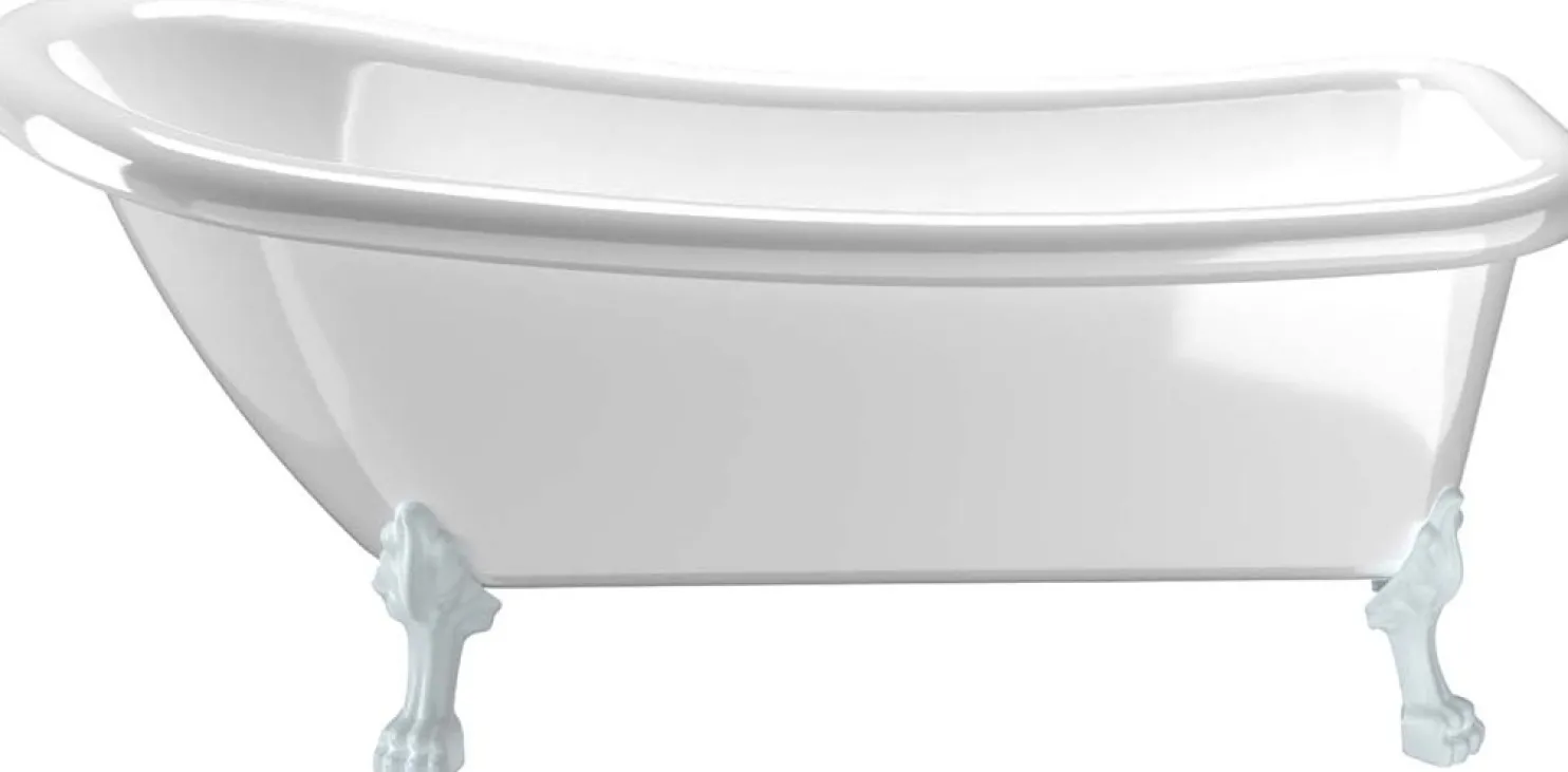Tassuamme Bathlife Ideal, 153 cm, valkoiset jalat