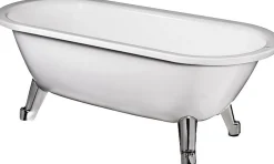 Tassuamme Gustavsberg GBG 6316 ilman jalkoja 186 l 1580x680 mm valkoinen