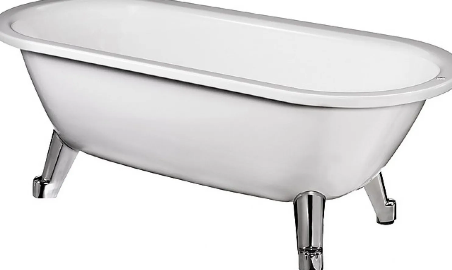Tassuamme Gustavsberg GBG 6316 ilman jalkoja 186 l 1580x680 mm valkoinen
