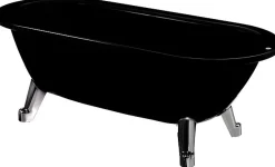 Tassuamme Gustavsberg GBG 6368 ilman jalkoja 209 l 1680x730 mm musta