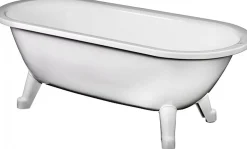 Tassuamme Gustavsberg GBG 6316 jaloilla 186 l 1580x680 mm valkoinen