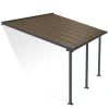 Terassikatos Palram-Canopia Olympia 3x4,25 m harmaa/pronssi