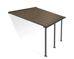 Terassikatos Palram-Canopia Olympia 3x4,25 m harmaa/pronssi