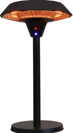 Terassilämmitin Hortus Ufo pöytämalli 800/1200/2000 W HA musta