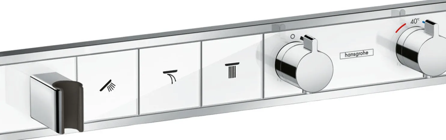 Termostaatti Hansgrohe RainSelect FixFit Porter, 3:lle toiminnolle, piiloasennettava, kromi