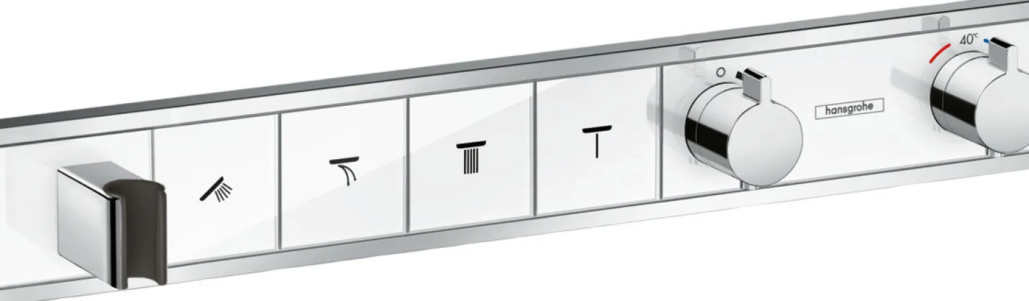 Termostaatti Hansgrohe RainSelect FixFit Porter, 4:lle toiminnolle, piiloasennettava, kromi