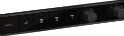 Termostaatti Hansgrohe RainSelect, 4:lle toiminnolle, piiloasennus, mattamusta