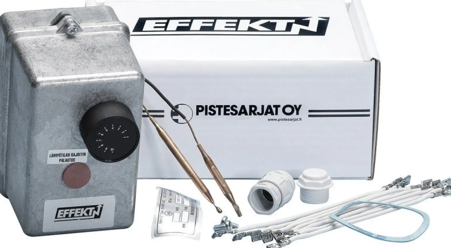 Termostaatti+suojaus Pistesarjat Effekt-TY3 230v 3~ 15-85/110°C