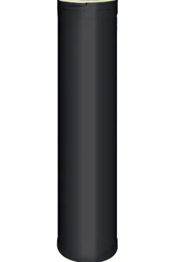 Teräspiipun/hormin jatke Harvia 1000 mm musta