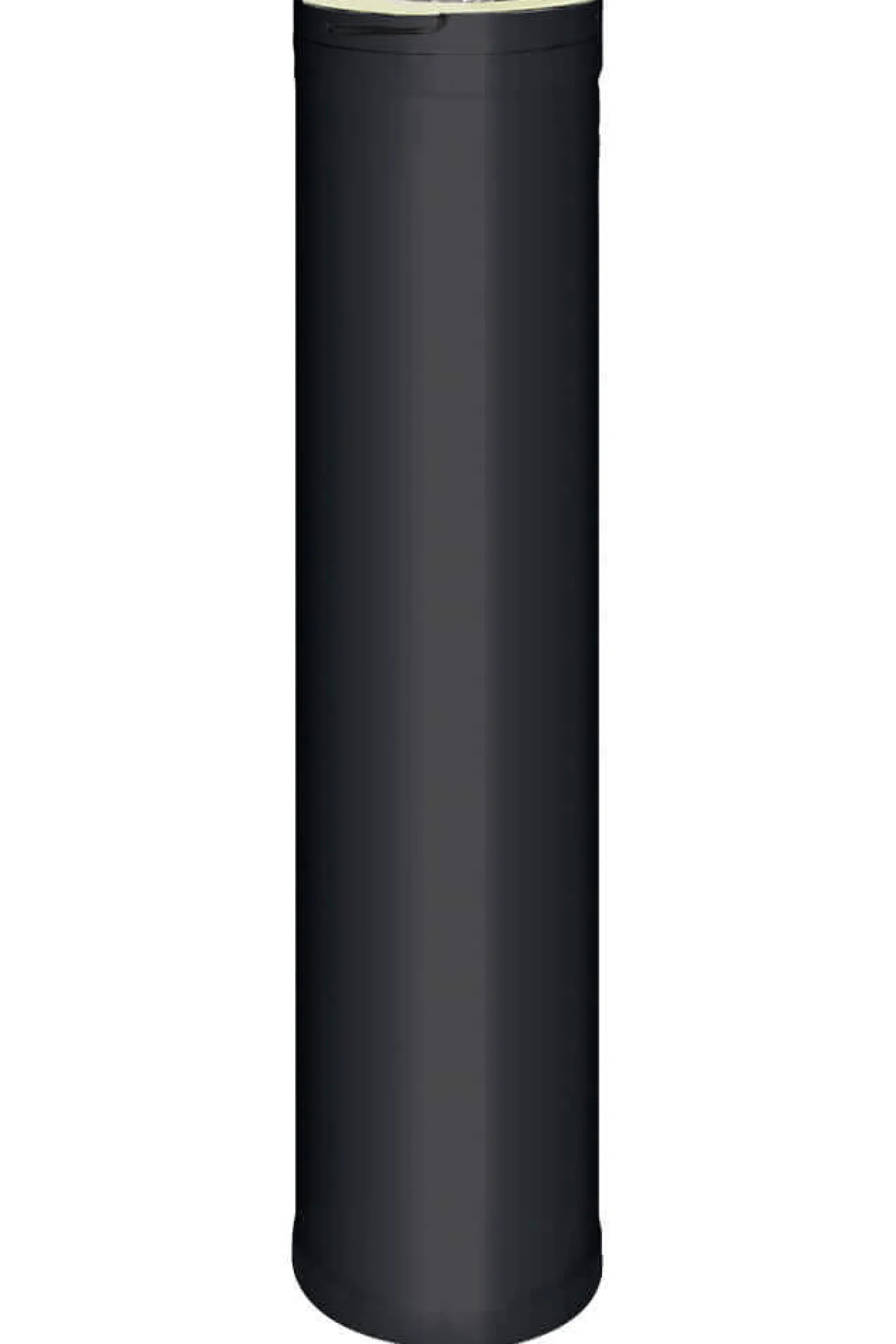 Teräspiipun/hormin jatke Harvia 1000 mm musta