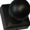 Tolpanhattu Hortus 71x71mm koristekuula musta