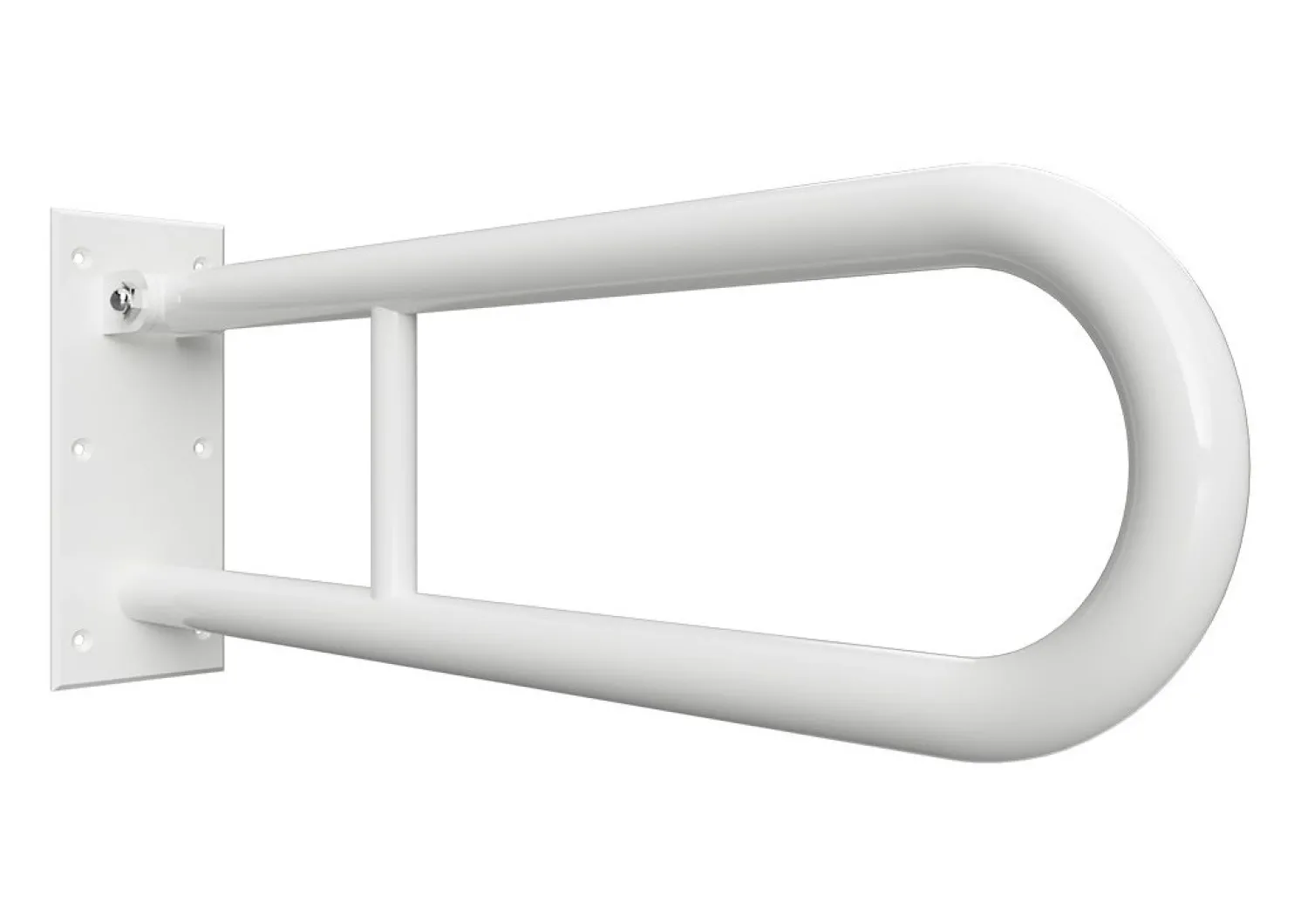 Tukikaide Bemeta Help U-malli 813 mm valkoinen