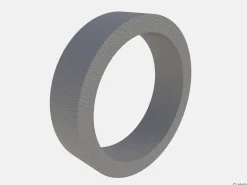 Tulo-/poistoilmaventtiilin tiiviste Halton URH/UHA/ULA/KSO/KSOA-venttiileille eri kokoja