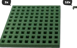 Turva-alusta Freezone EXIT, 54 x 54 cm, 3 kpl