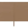 Tuulensuojakangas 6 paneelilla 800x160 cm ruskeanharmaa
