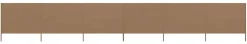 Tuulensuojakangas 6 paneelilla 800x160 cm ruskeanharmaa