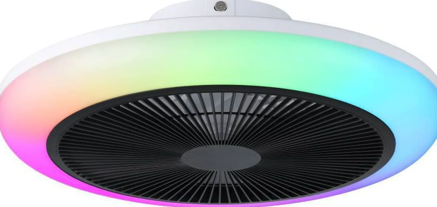 Tuuletinvalaisin Eglo Sayulita RGB Ø46cm, 2700-6500K, IP20
