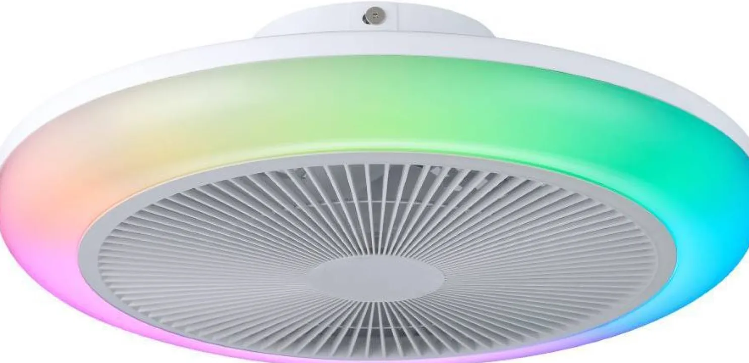Tuuletinvalaisin Eglo Sayulita RGB Ø46cm, 2700-6500K, IP20