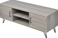 Tv-taso 120x40x45 cm harmaa