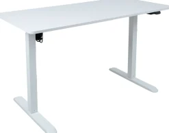 Työpöytä Home4You ERGO LIGHT 1 moottorilla 120x60xK73-118 cm, valkoinen
