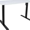 Työpöytä Home4You ERGO OPTIMAL 1-moottorilla 120x60 cm, valkoinen, musta runko