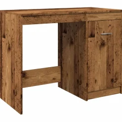Työpöytä vanha puu 100x50x76 cm tekninen puu (56002)