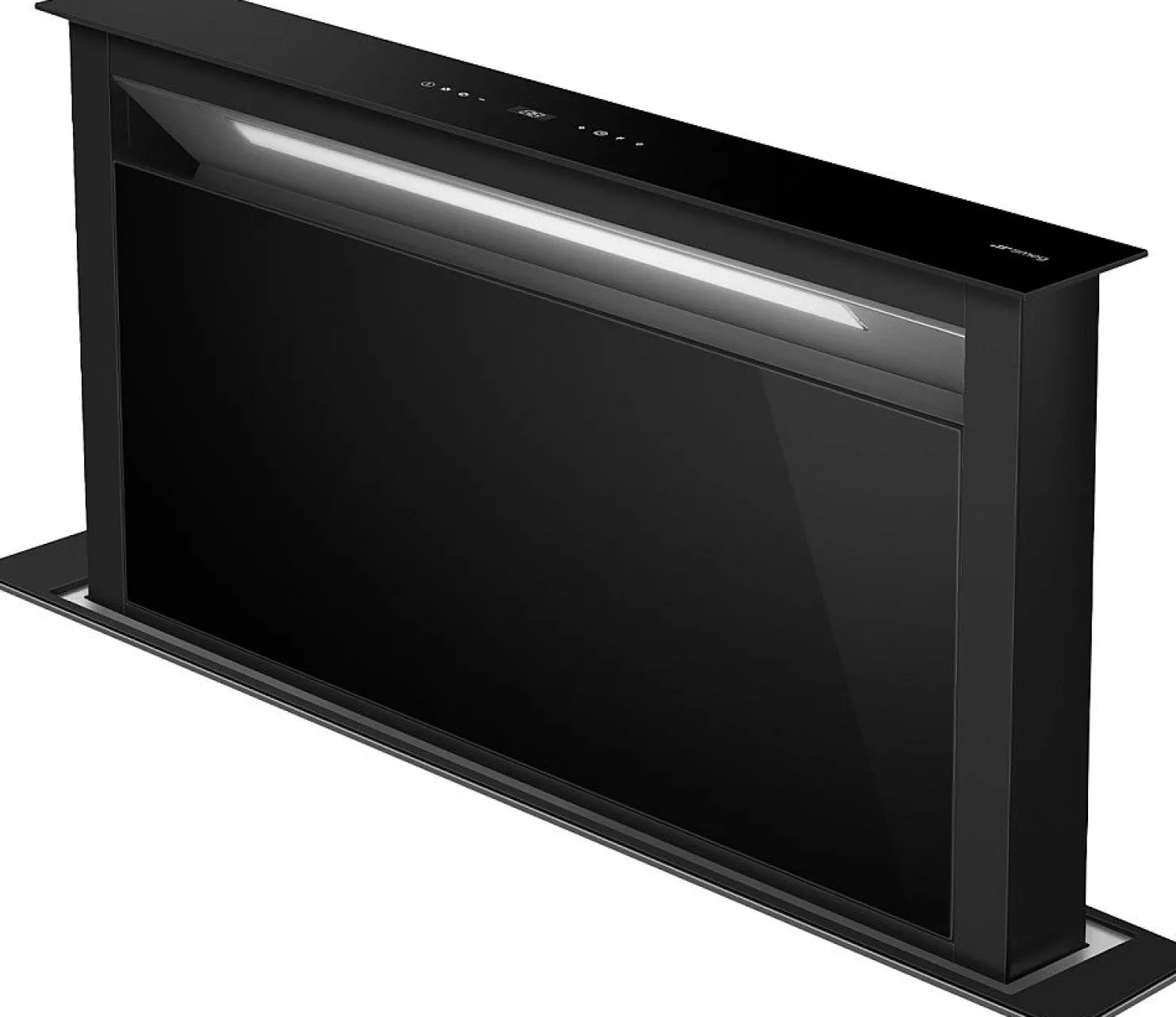 Työtasoon asennettava liesituuletin Smeg KDD90CNE2, 90cm, musta