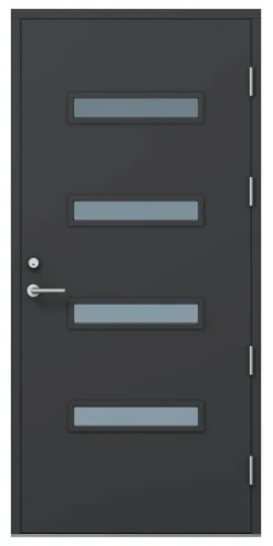 Ulko-ovi Kaskipuu FE3 thermo 10x21 karmi 115 mm RR23 tummanharmaa