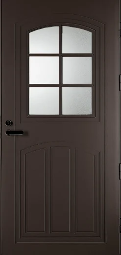 Ulko-ovi Kaskipuu UOL2 Thermo 9-10x21 karmi 115 mm RR32 tummanruskea